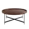 Alaterre Furniture Brookline 42" Round Coffee Table, Medium Chestnut AWBL4268 - alternate 1